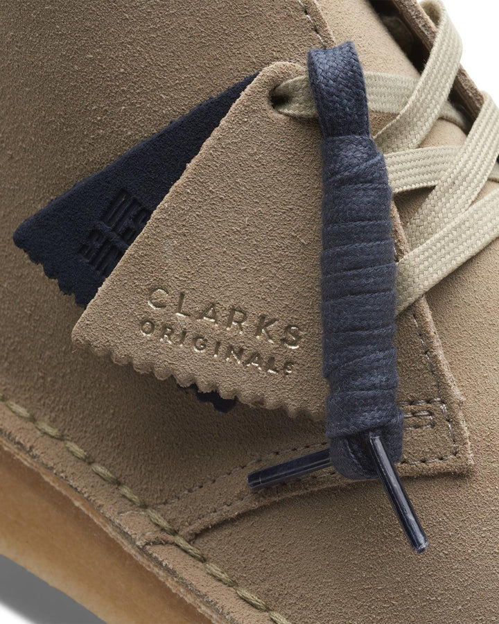 CLARKS ORIGINALS MENS DESERT COAL BOOTS STONE SUEDE-Designer Outlet Sales