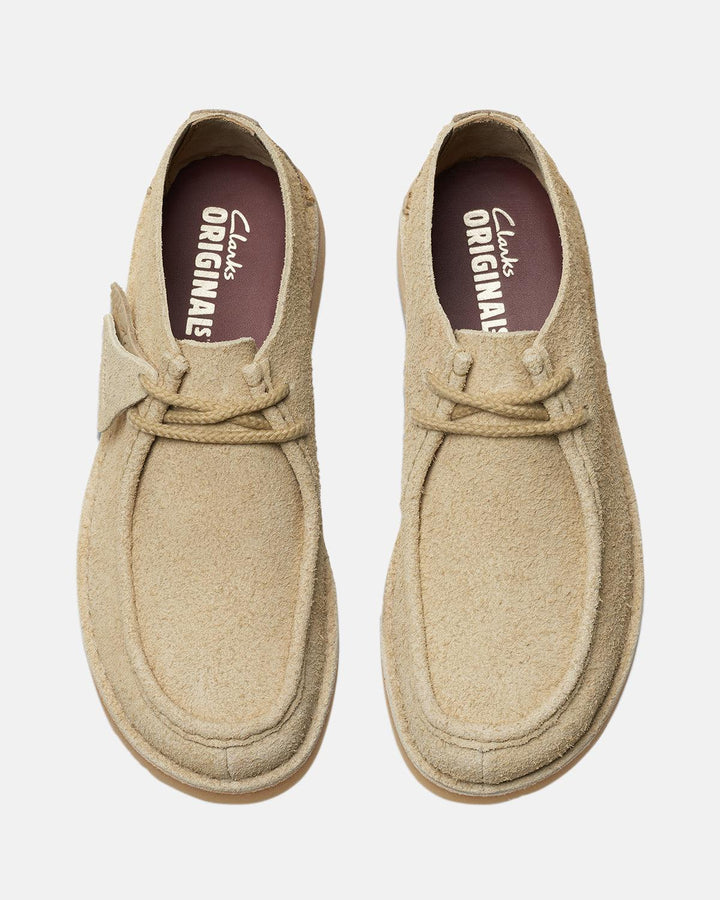 CLARKS ORIGINALS MENS DESERT NOMAD SHOES MAPLE HAIRY SUEDE-Designer Outlet Sales