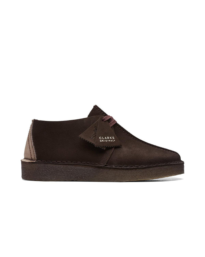 CLARKS ORIGINALS MENS DESERT TREK SHOES DARK BROWN SUEDE-Designer Outlet Sales