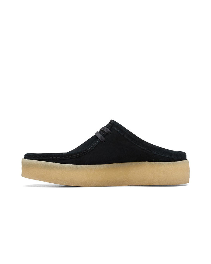 CLARKS ORIGINALS MENS WALLABEE CUP LO SHOES BLACK SUEDE-Designer Outlet Sales