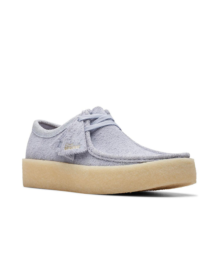 CLARKS ORIGINALS MENS WALLABEE CUP SHOES CLOUD GREY SUEDE-Designer Outlet Sales