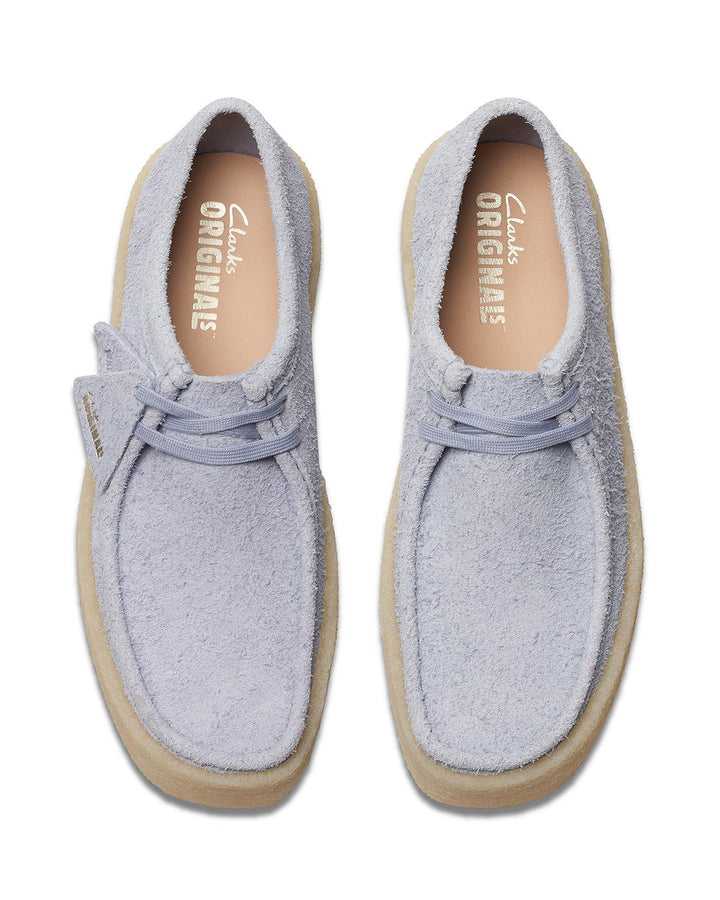 CLARKS ORIGINALS MENS WALLABEE CUP SHOES CLOUD GREY SUEDE-Designer Outlet Sales