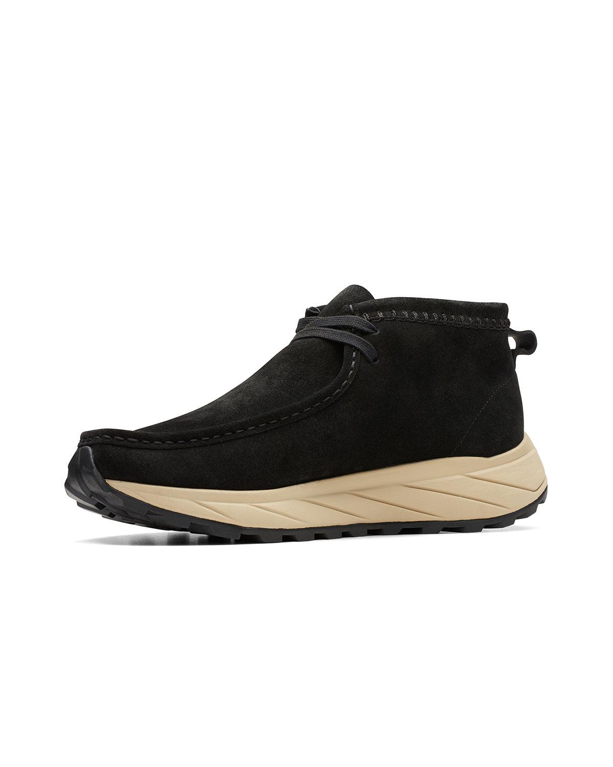 Clarks wallabees black sale best sale