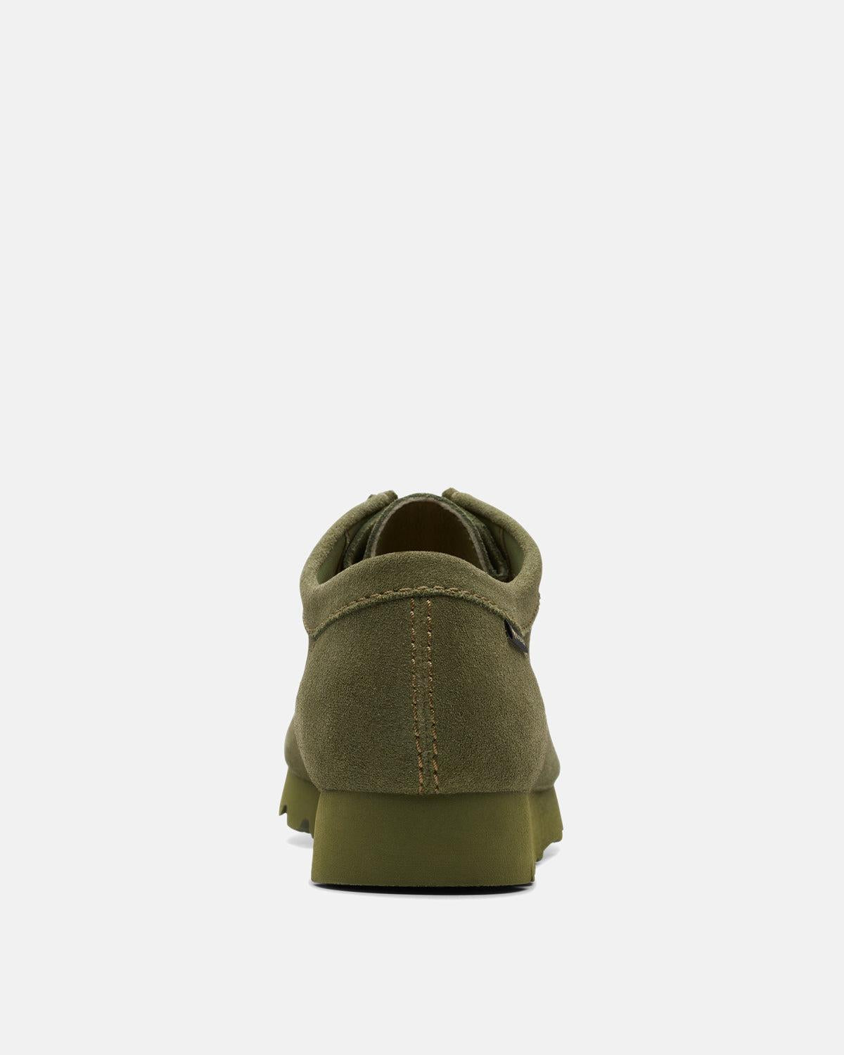 CLARKS ORIGINALS MENS WALLABEE GTX SHOES LODEN GREEN – DESIGNER