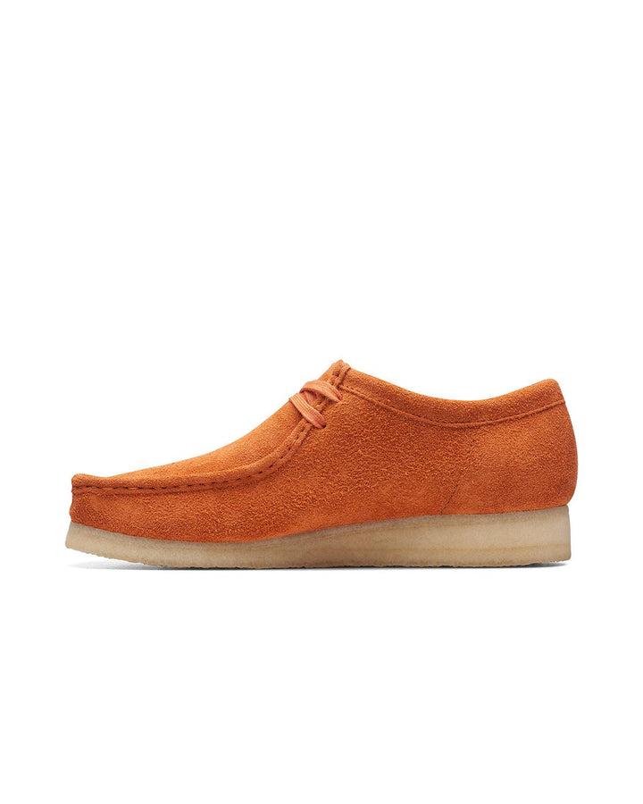 CLARKS ORIGINALS MENS WALLABEE SHOES BURNT ORANGE-Designer Outlet Sales