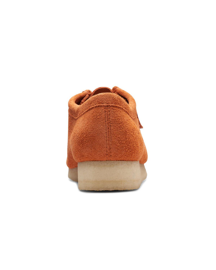 CLARKS ORIGINALS MENS WALLABEE SHOES BURNT ORANGE-Designer Outlet Sales