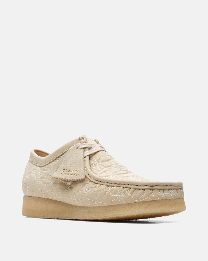 CLARKS ORIGINALS MENS WALLABEE SHOES MAPLE COMBI-Designer Outlet Sales