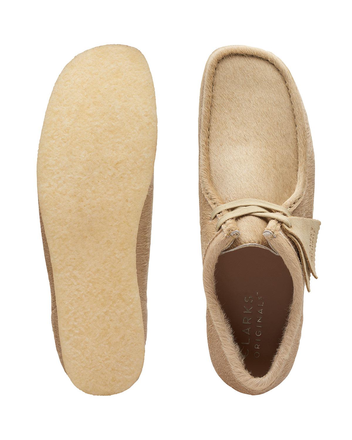 CLARKS ORIGINALS MENS WALLABEE SHOES MAPLE HAIR ON Designer Outlet Sales