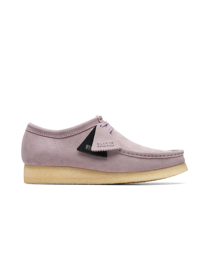 CLARKS ORIGINALS MENS WALLABEE SHOES MAUVE SUEDE-Designer Outlet Sales