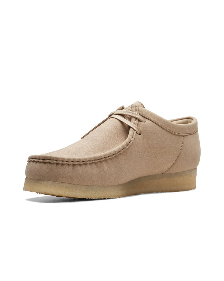 CLARKS ORIGINALS MENS WALLABEE SHOES SAND VEGAN SUEDE GRADE B-Designer Outlet Sales