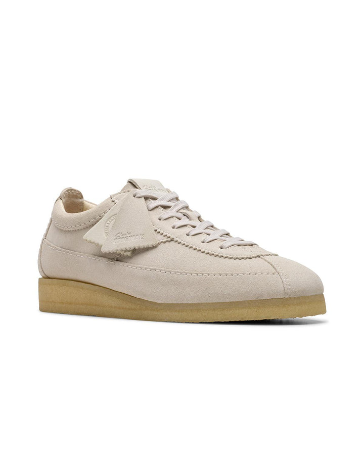 CLARKS ORIGINALS MENS WALLABEE TOR TRAINERS OFF WHITE SUEDE-Designer Outlet Sales