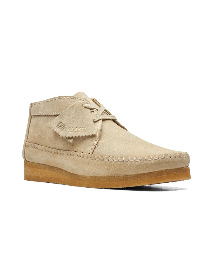 CLARKS ORIGINALS MENS WEAVER BOOTS MAPLE SUEDE-Designer Outlet Sales