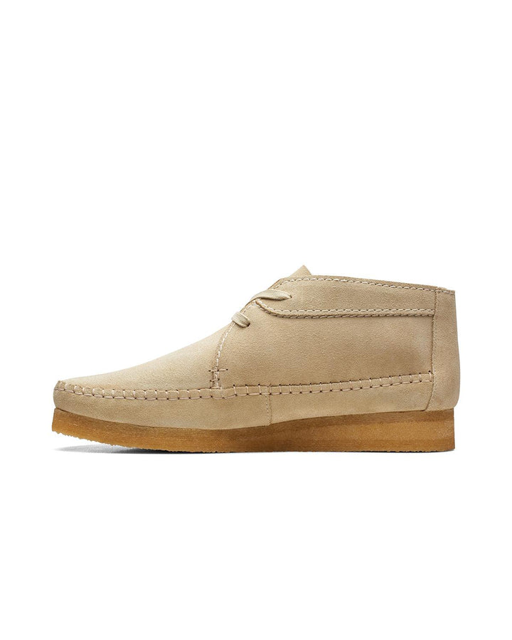 CLARKS ORIGINALS MENS WEAVER BOOTS MAPLE SUEDE-Designer Outlet Sales