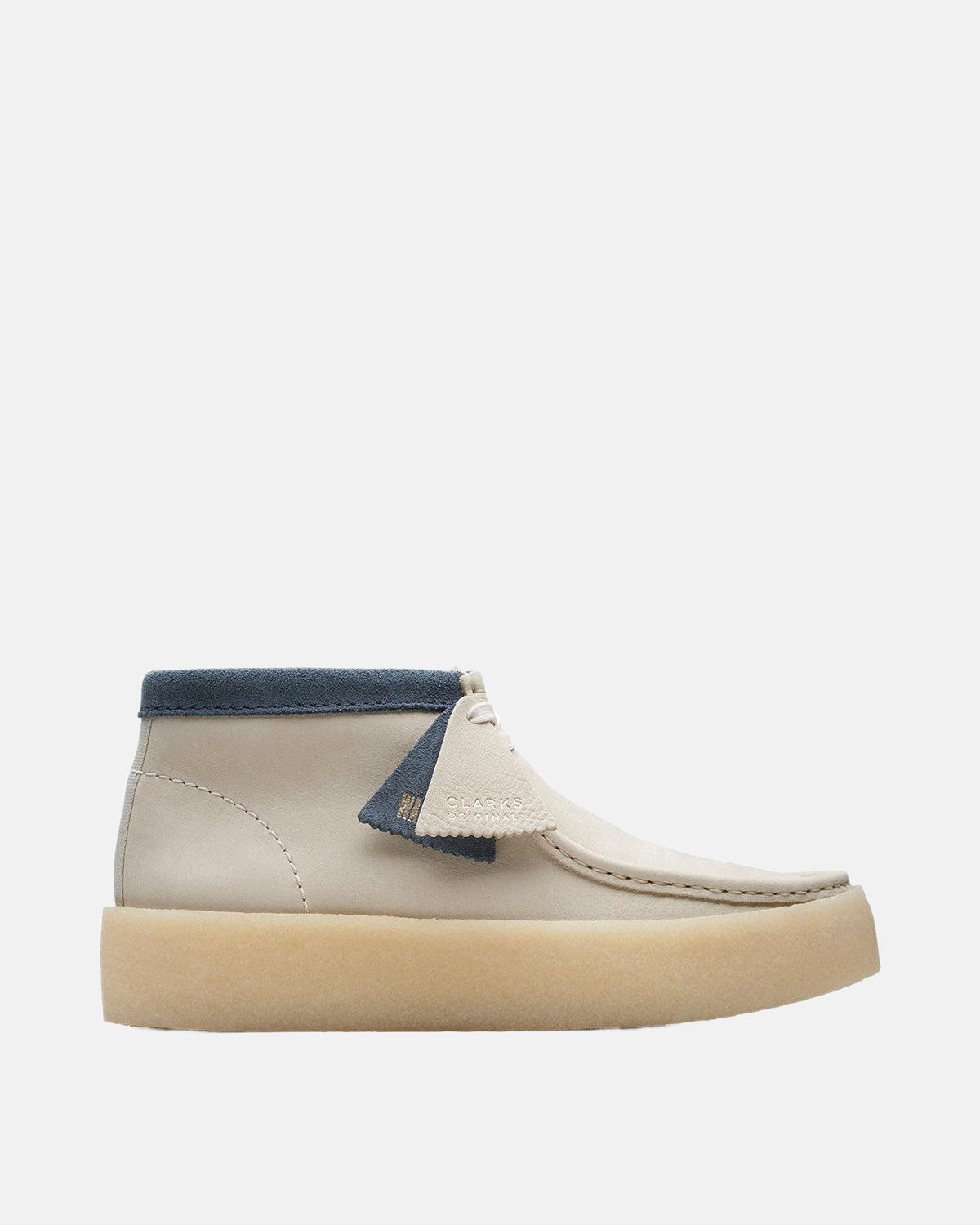 Clarks Originals Wallabee Cup Boots White Nubuck – CLARKS-26171090-UK7 | Studio DOS by Designer Outlet Sales