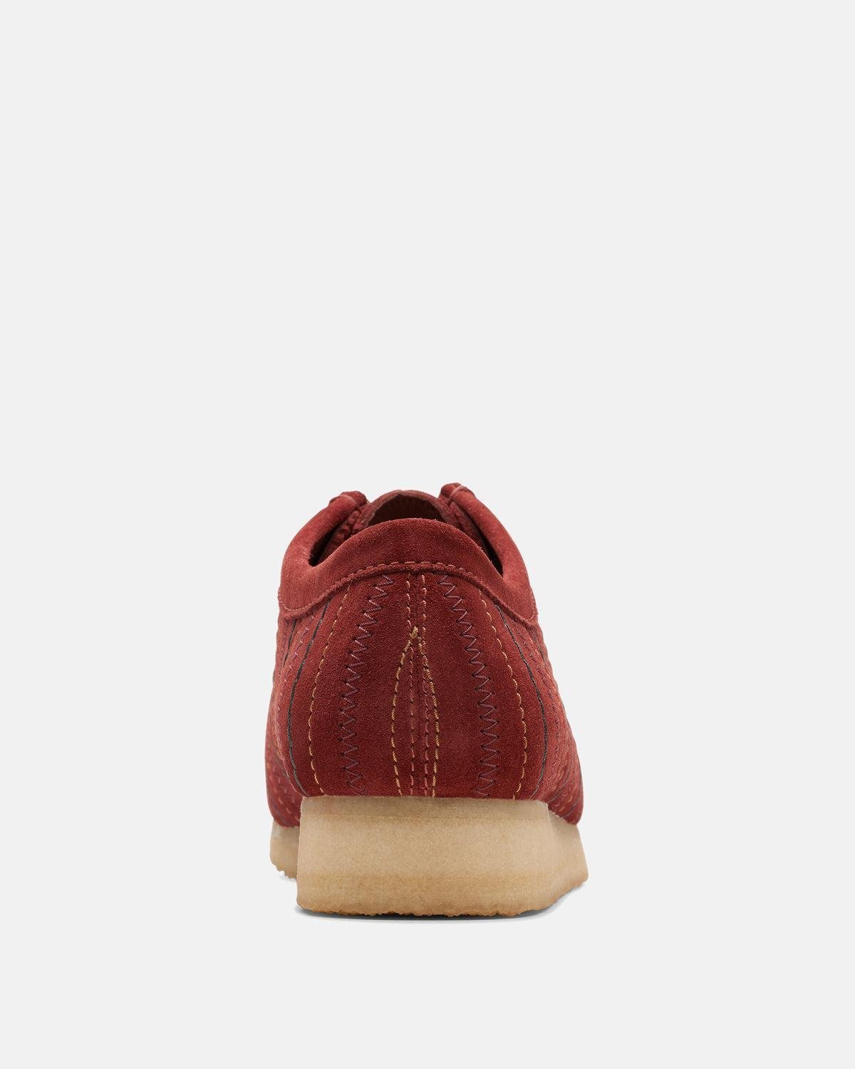 CLARKS ORIGINALS WALLABEE SHOES BURGUNDY COMBI – CLARKS-26174512-UK7 | Studio DOS by Designer Outlet Sales