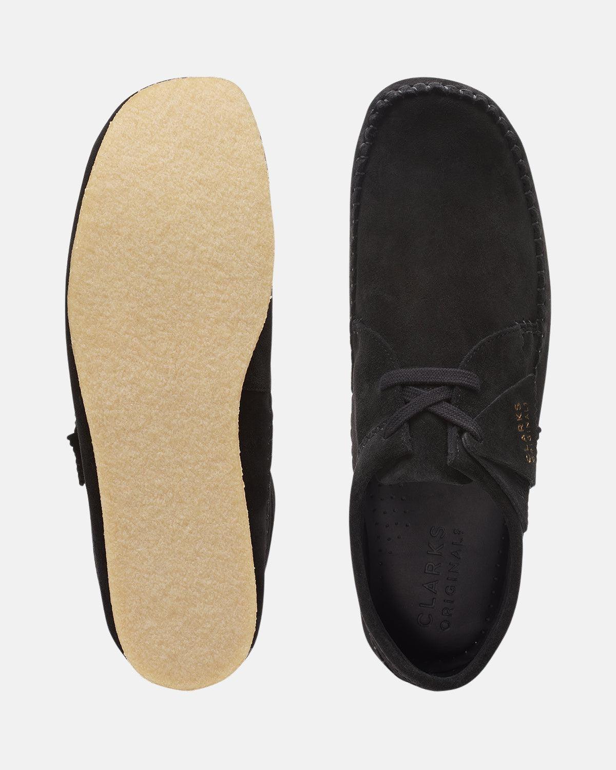 CLARKS ORIGINALS WEAVER SHOES BLACK SUEDE – CLARKS-26165081-UK7 | Studio DOS by Designer Outlet Sales