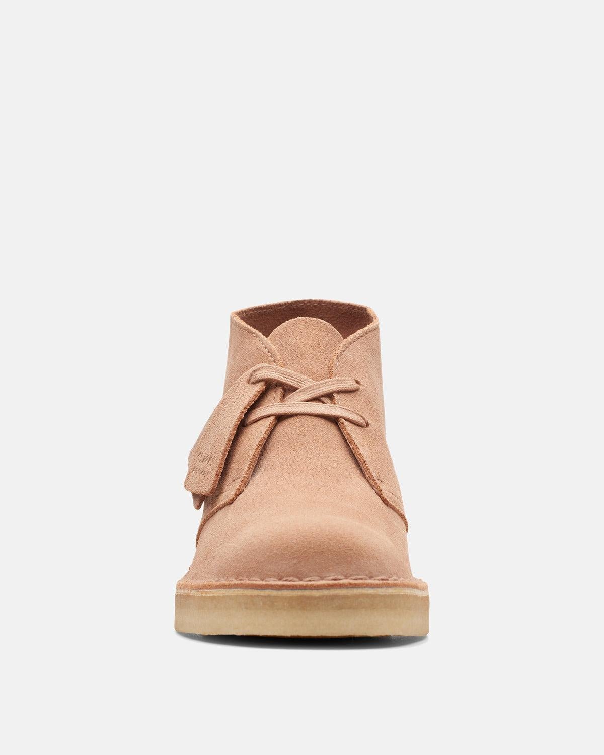 CLARKS ORIGINALS WOMENS DESERT BOOTS WARM BEIGE SUEDE – CLARKS-26173214-UK4 | Studio DOS by Designer Outlet Sales