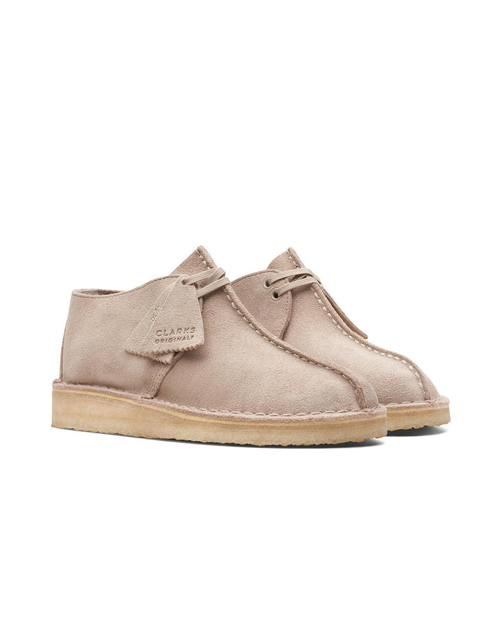 CLARKS ORIGINALS WOMENS DESERT TREK SHOES SAND SUEDE-Designer Outlet Sales