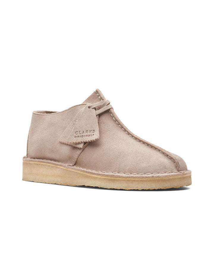 CLARKS ORIGINALS WOMENS DESERT TREK SHOES SAND SUEDE-Designer Outlet Sales