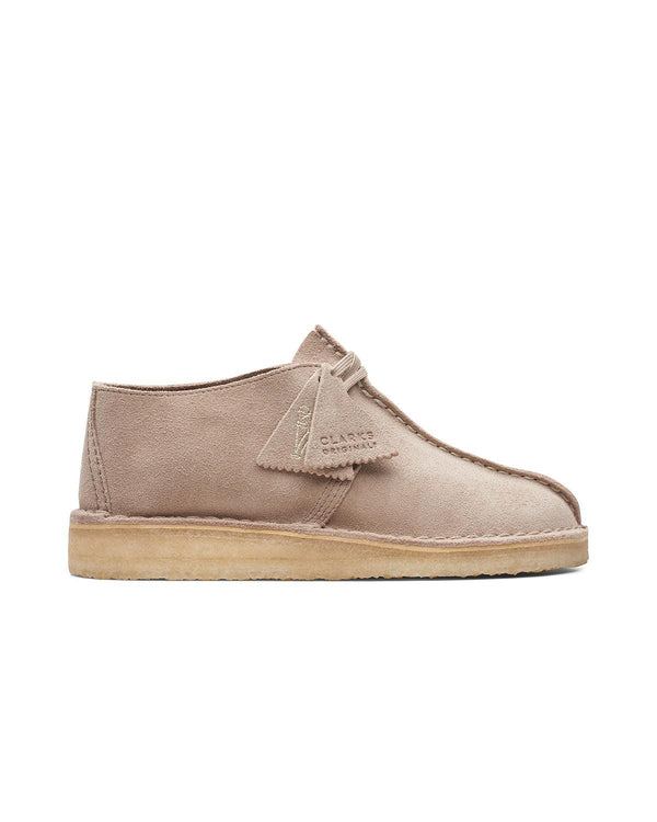 CLARKS ORIGINALS WOMENS DESERT TREK SHOES SAND SUEDE-Designer Outlet Sales