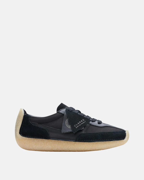 CLARKS ORIGINALS WOMENS NATALIE RUN TRAINERS BLACK COMBI-Designer Outlet Sales