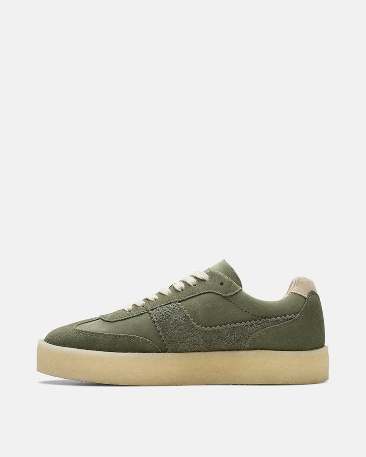 CLARKS ORIGINALS WOMENS TOR 80 TRAINERS KHAKI GREEN-Designer Outlet Sales