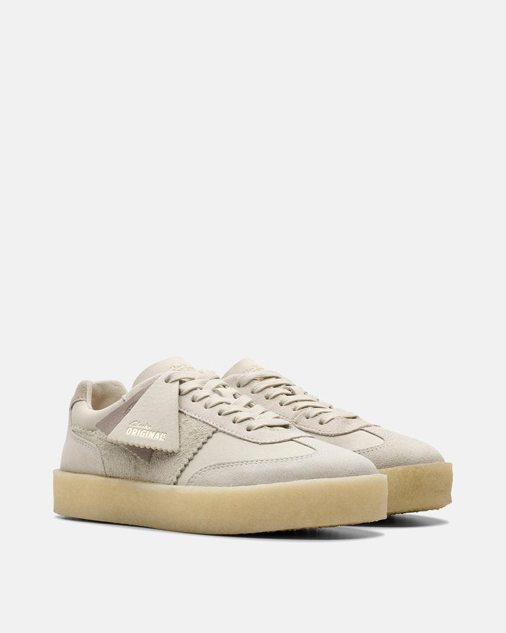 CLARKS ORIGINALS WOMENS TOR 80 TRAINERS WHITE COMBI-Designer Outlet Sales