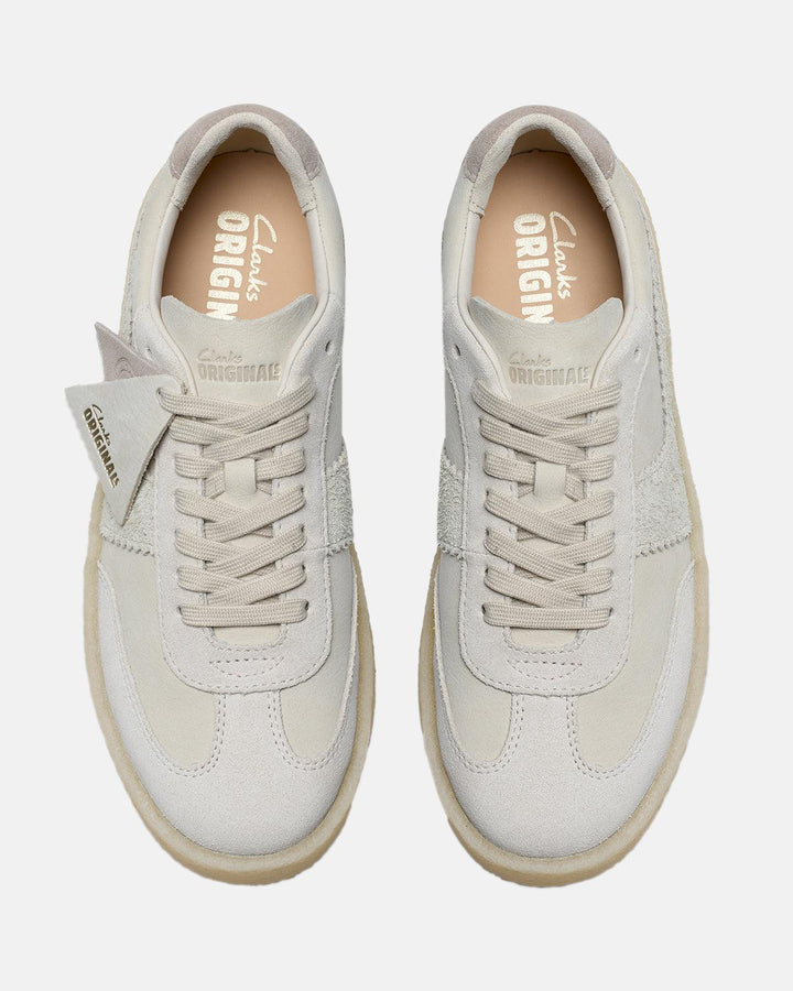 CLARKS ORIGINALS WOMENS TOR 80 TRAINERS WHITE COMBI-Designer Outlet Sales