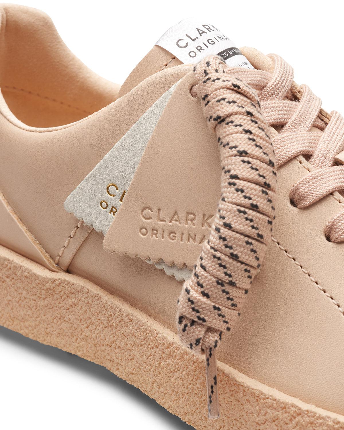 Clarks ladies leather clearance trainers