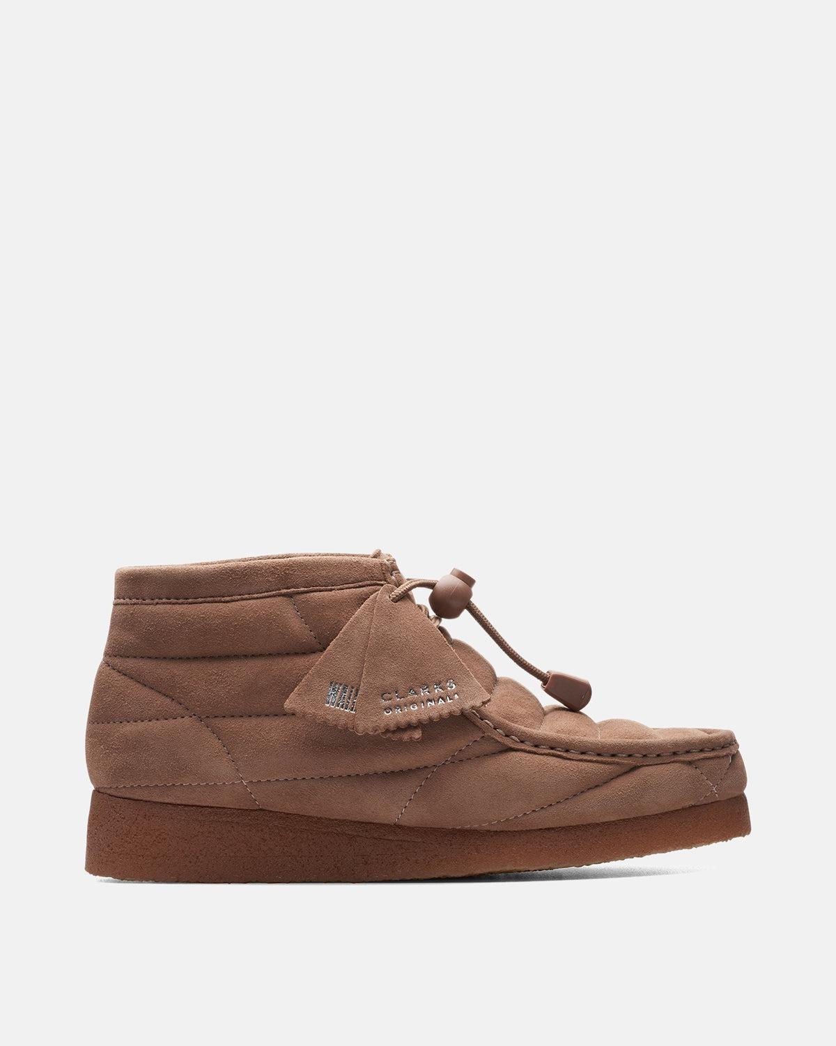 CLARKS ORIGINALS WOMENS WALLABEE BOOTS BURNT BRICK SUEDE – CLARKS-26173230-UK4 | Studio DOS by Designer Outlet Sales