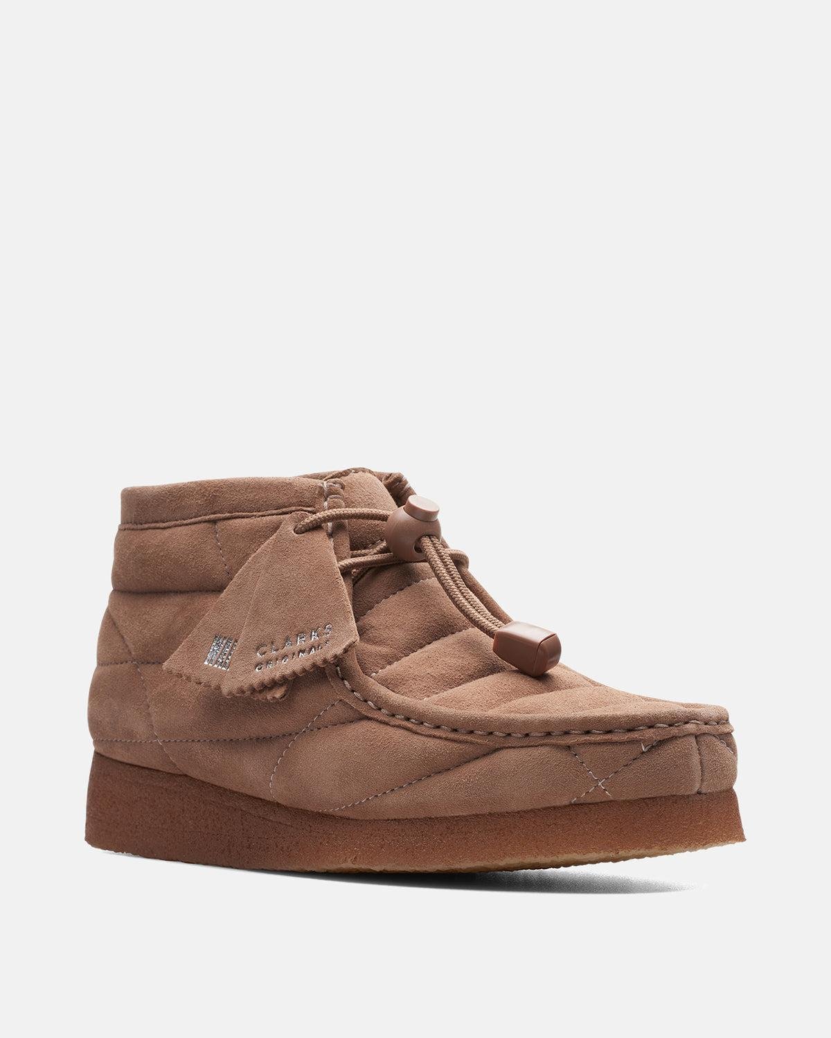 CLARKS ORIGINALS WOMENS WALLABEE BOOTS BURNT BRICK SUEDE – CLARKS-26173230-UK4 | Studio DOS by Designer Outlet Sales