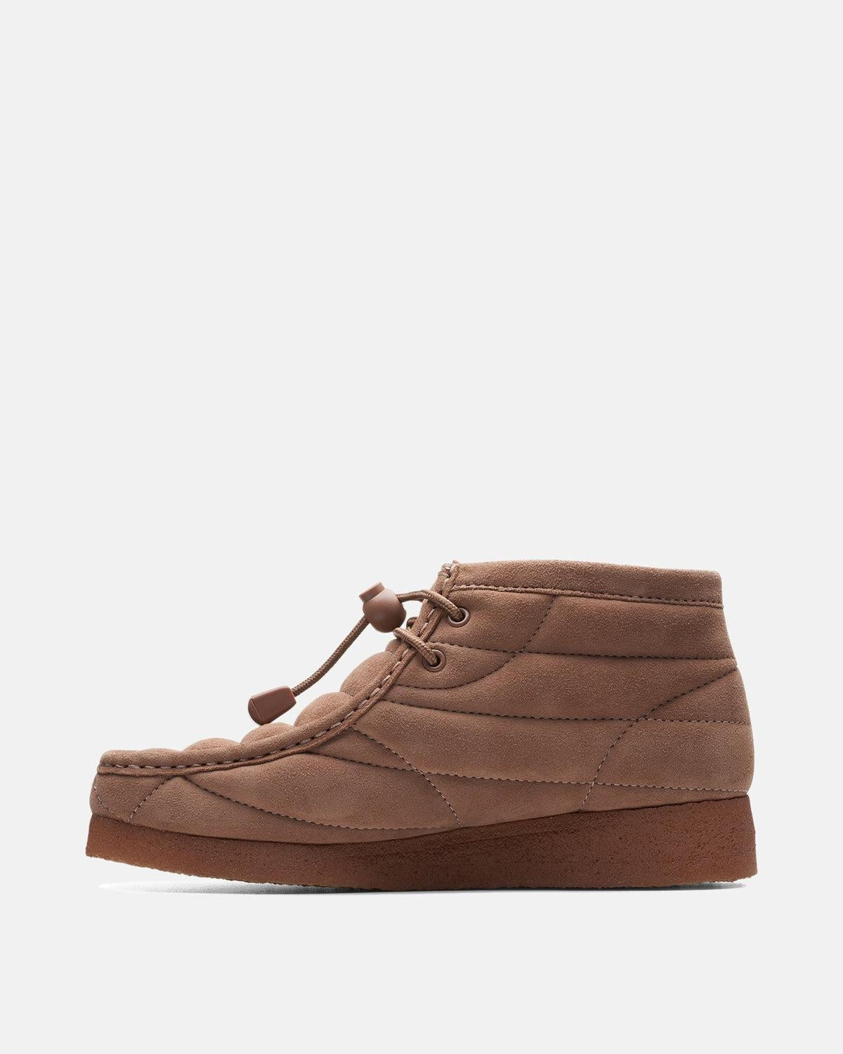 CLARKS ORIGINALS WOMENS WALLABEE BOOTS BURNT BRICK SUEDE – CLARKS-26173230-UK4 | Studio DOS by Designer Outlet Sales