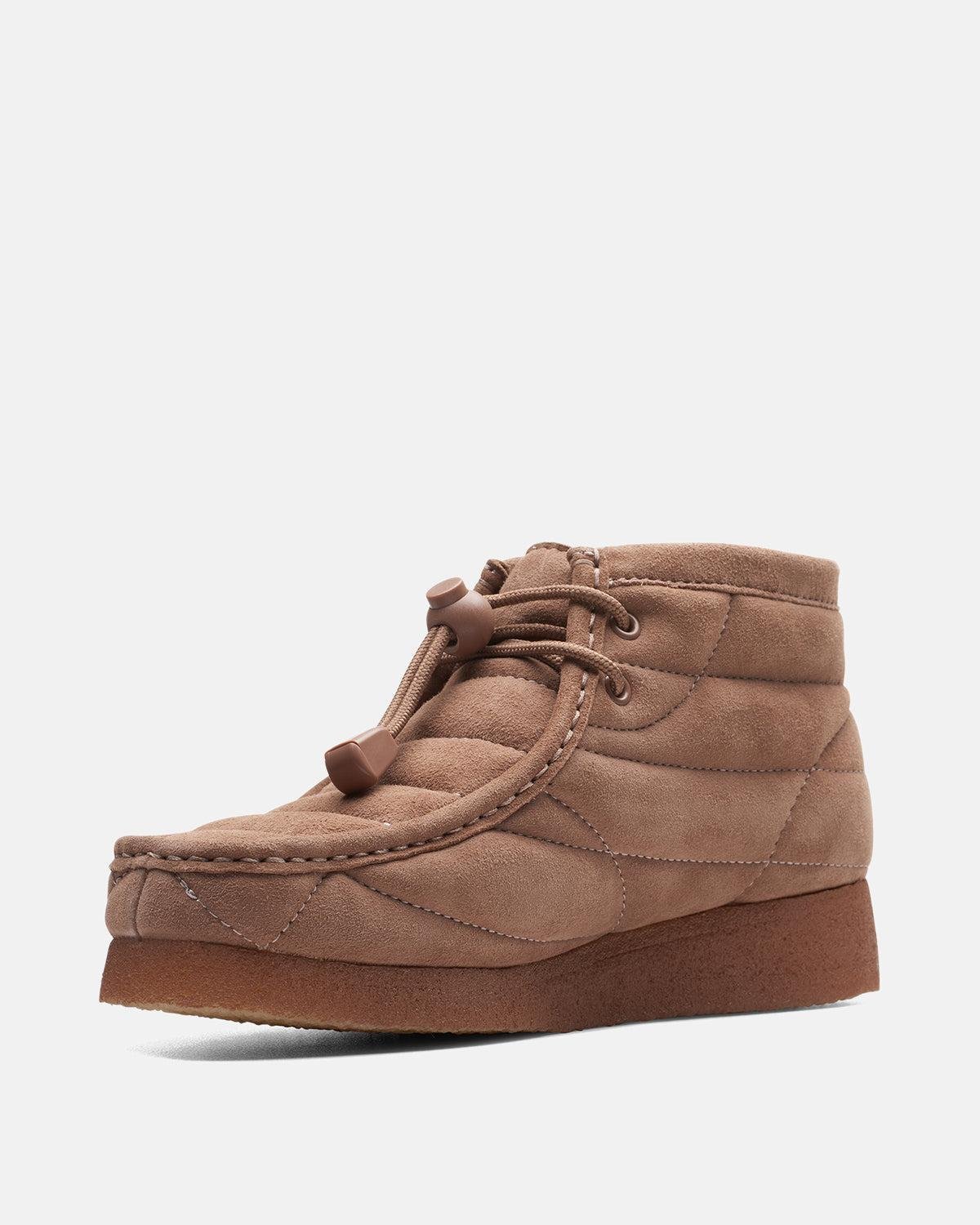 CLARKS ORIGINALS WOMENS WALLABEE BOOTS BURNT BRICK SUEDE – CLARKS-26173230-UK4 | Studio DOS by Designer Outlet Sales