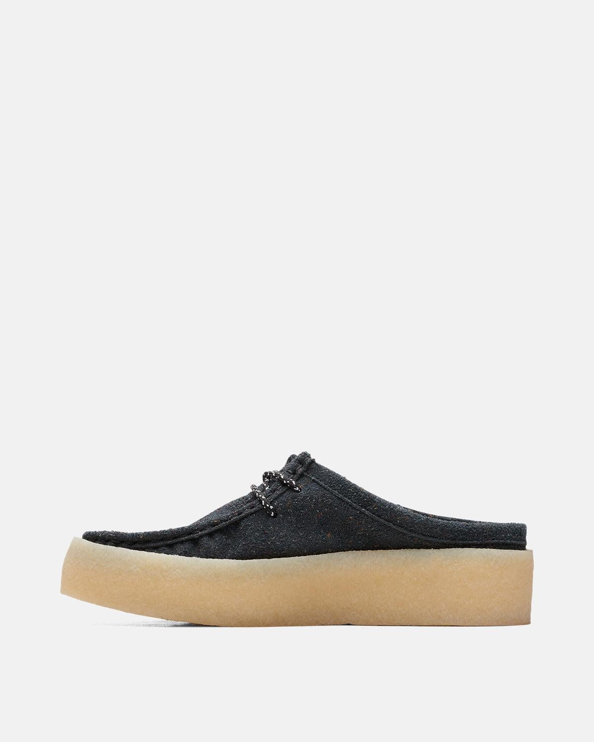 CLARKS ORIGINALS WOMENS WALLABEE CUP LO SHOES BLACK ECO SUEDE – CLARKS-26171854-UK3 | Studio DOS by Designer Outlet Sales