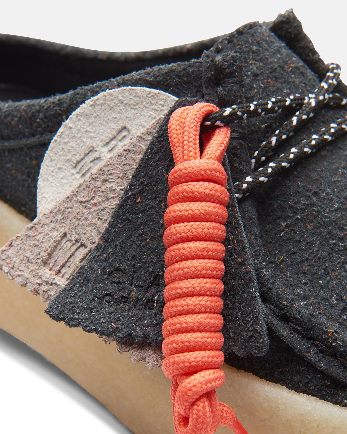 CLARKS ORIGINALS WOMENS WALLABEE CUP LO SHOES BLACK ECO SUEDE – CLARKS-26171854-UK3 | Studio DOS by Designer Outlet Sales