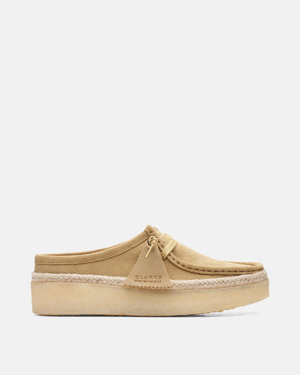 CLARKS ORIGINALS WOMENS WALLABEE CUP LO SHOES MAPLE SUEDE-Designer Outlet Sales