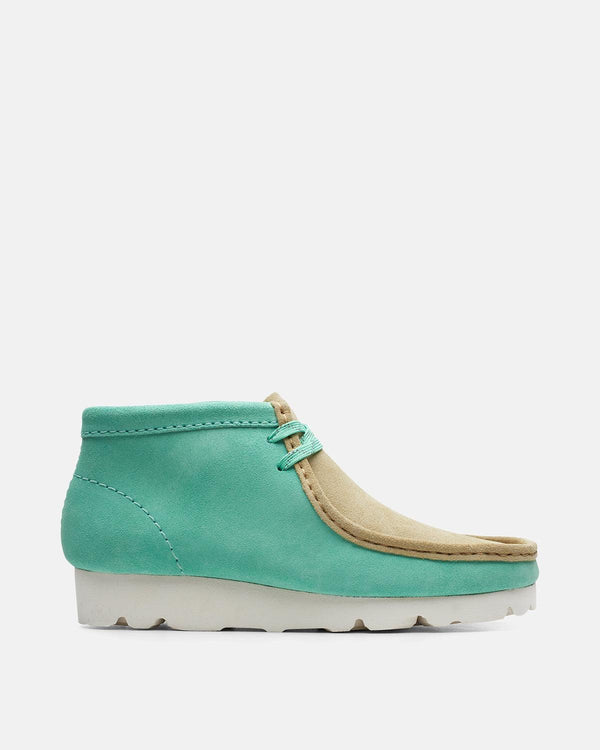 CLARKS ORIGINALS WOMENS WALLABEE GEN BOOTS SPEARMINT-Designer Outlet Sales