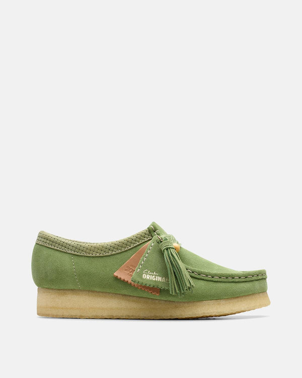 CLARKS ORIGINALS WOMENS WALLABEE SHOES APPLE SUEDE-Designer Outlet Sales