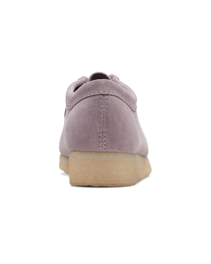 CLARKS ORIGINALS WOMENS WALLABEE SHOES MAUVE SUEDE-Designer Outlet Sales