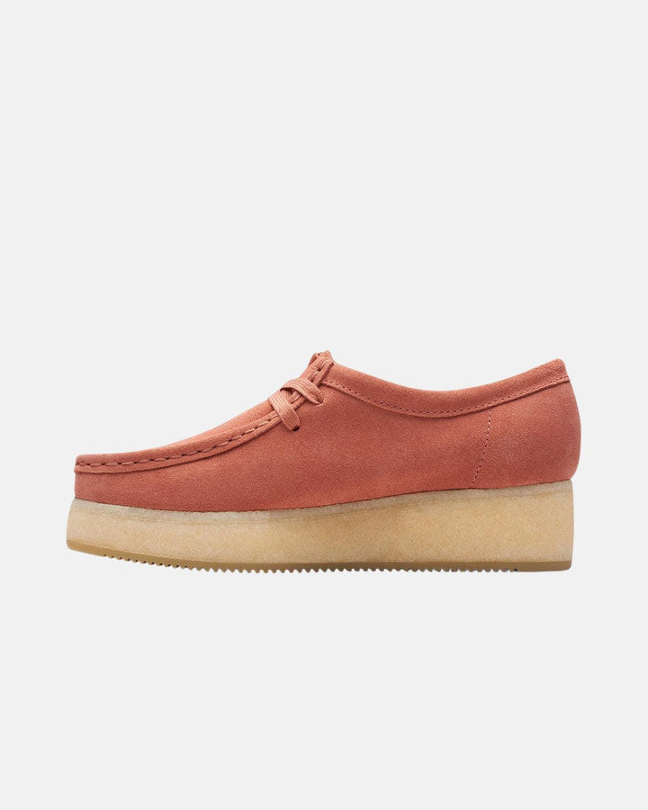 CLARKS ORIGINALS WOMENS WALLACRAFT BEE SHOES TERRACOTTA SUEDE-Designer Outlet Sales