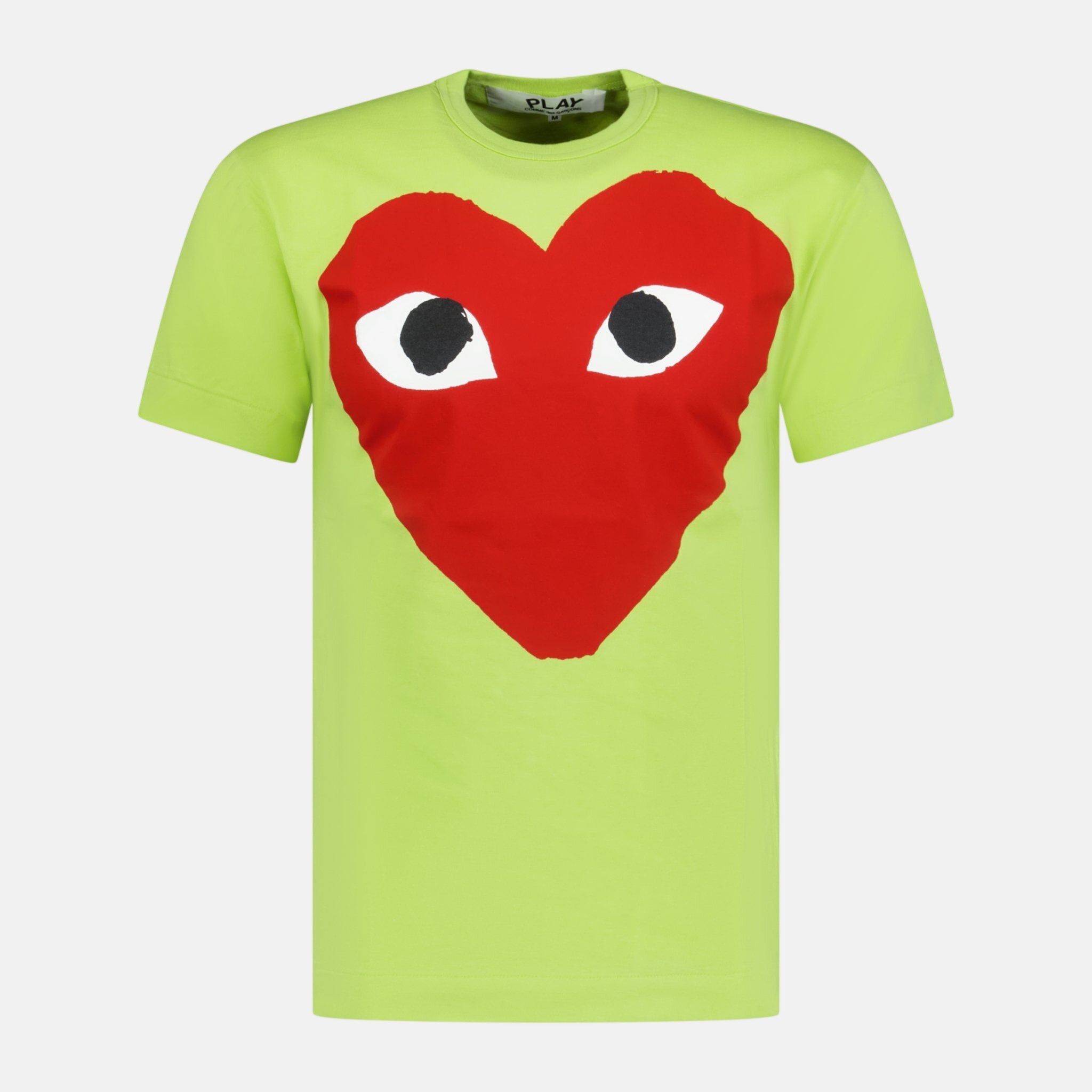Comme Des Garcons Play Big Print Heart T-Shirt Green – C11 | Studio DOS by Designer Outlet Sales