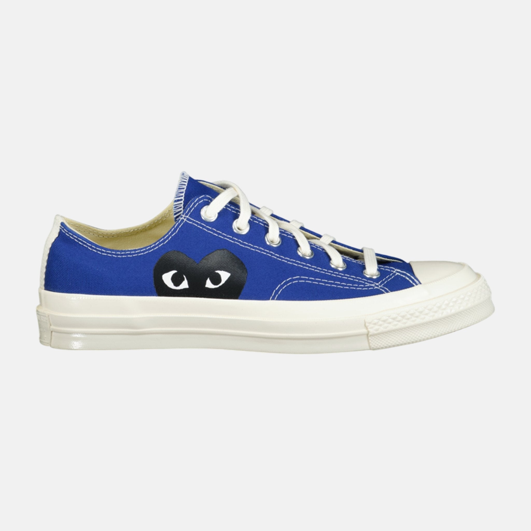 Comme Des Garcons Play X Converse 'Chuck Taylor' Low Trainers Blue – D4 | Studio DOS by Designer Outlet Sales