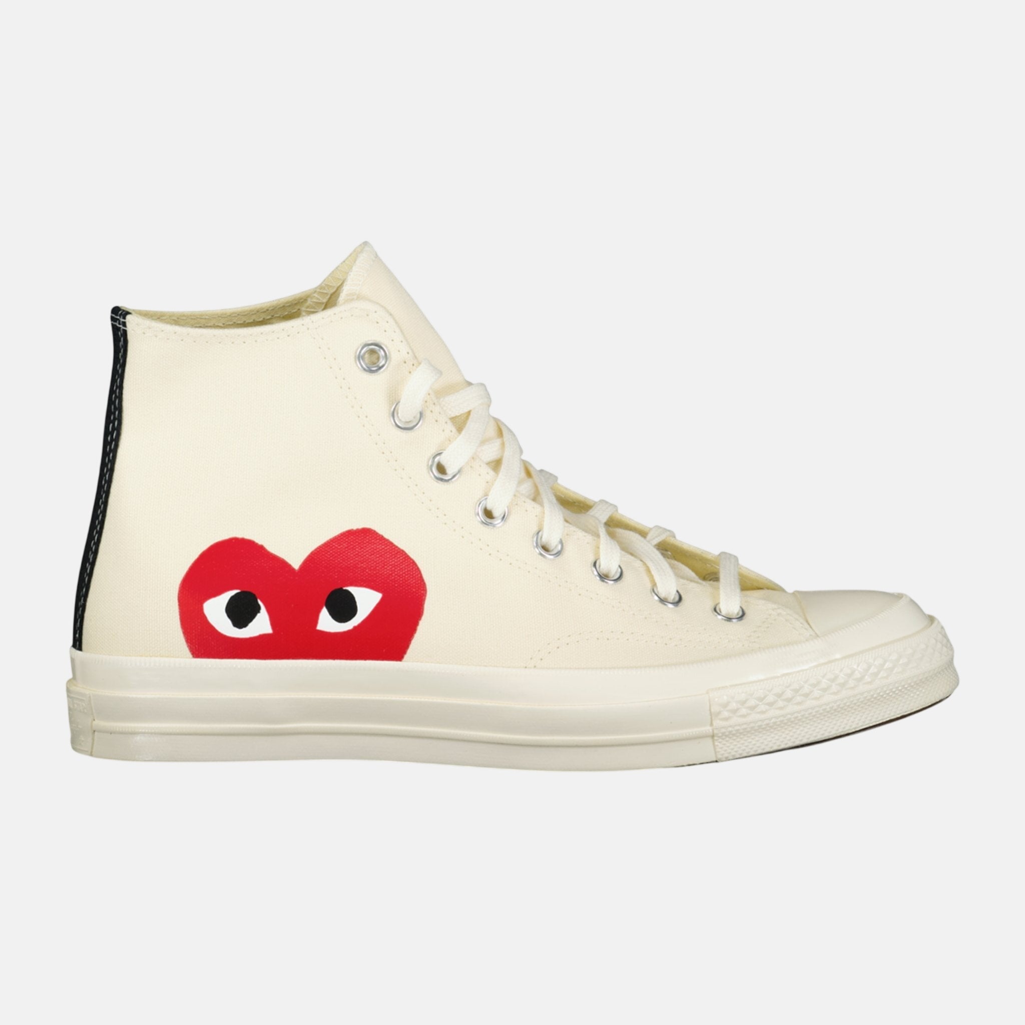 Comme Des Garcons Play X Converse 'Chuck Taylor' Trainers Beige – D7 | Studio DOS by Designer Outlet Sales