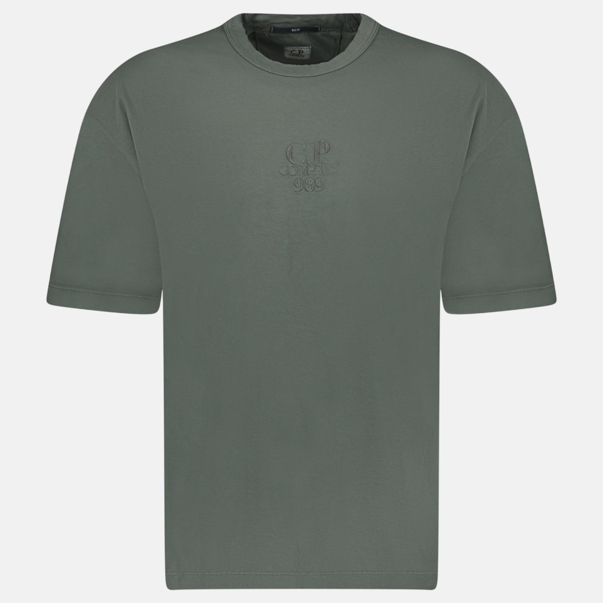 CP Company 20/1 Jersey Boxy Logo T-Shirt Grape Leaf – O12 | Studio DOS by Designer Outlet Sales