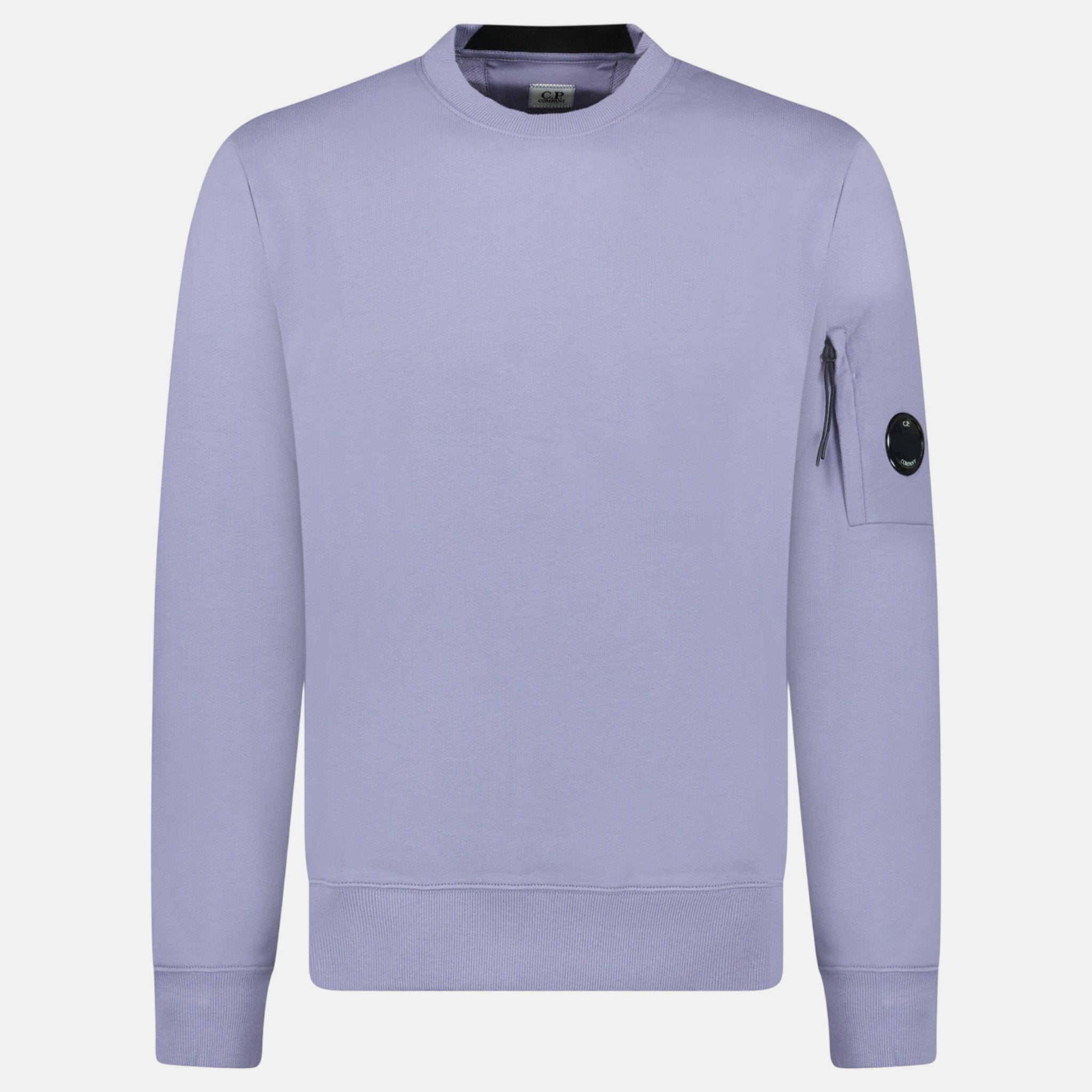 CP Company Arm Lens Diagonal Sweatshirt Lavender – E3 | Studio DOS by Designer Outlet Sales