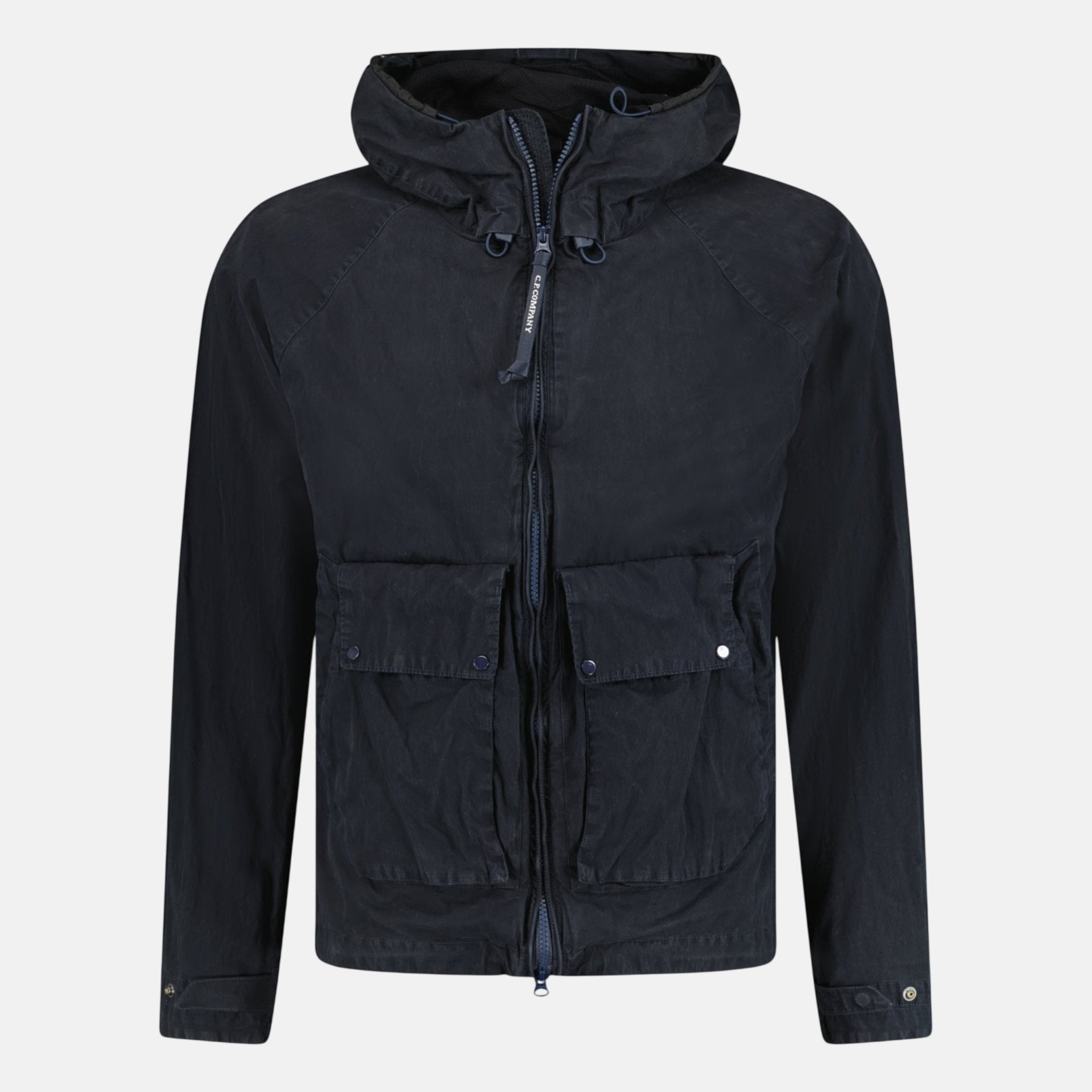 CP Company CP Company 50 Fili Gum Goggle Hood Jacket Navy – B24 | Studio DOS by Designer Outlet Sales