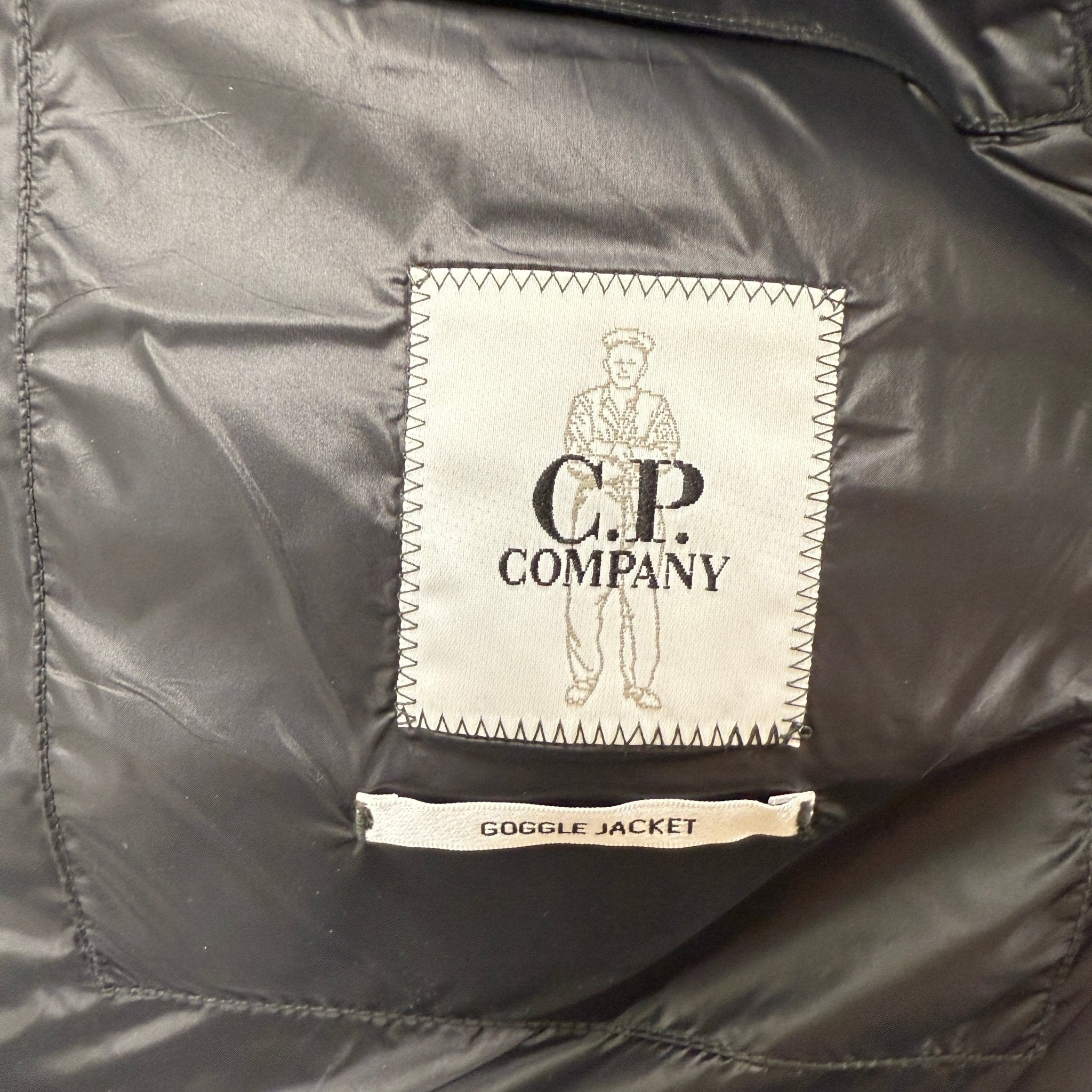 CP Company D.D. Padded Goggle Down Jacket Black – Rail 6 | Studio DOS by Designer Outlet Sales