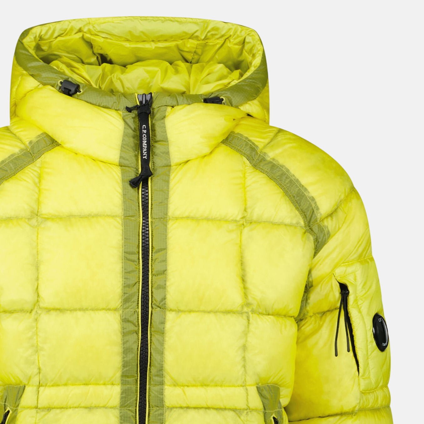 CP Company D.D. Shell Hooded Down Puffer Jacket Green Sheen – Rail 6 L | Studio DOS by Designer Outlet Sales