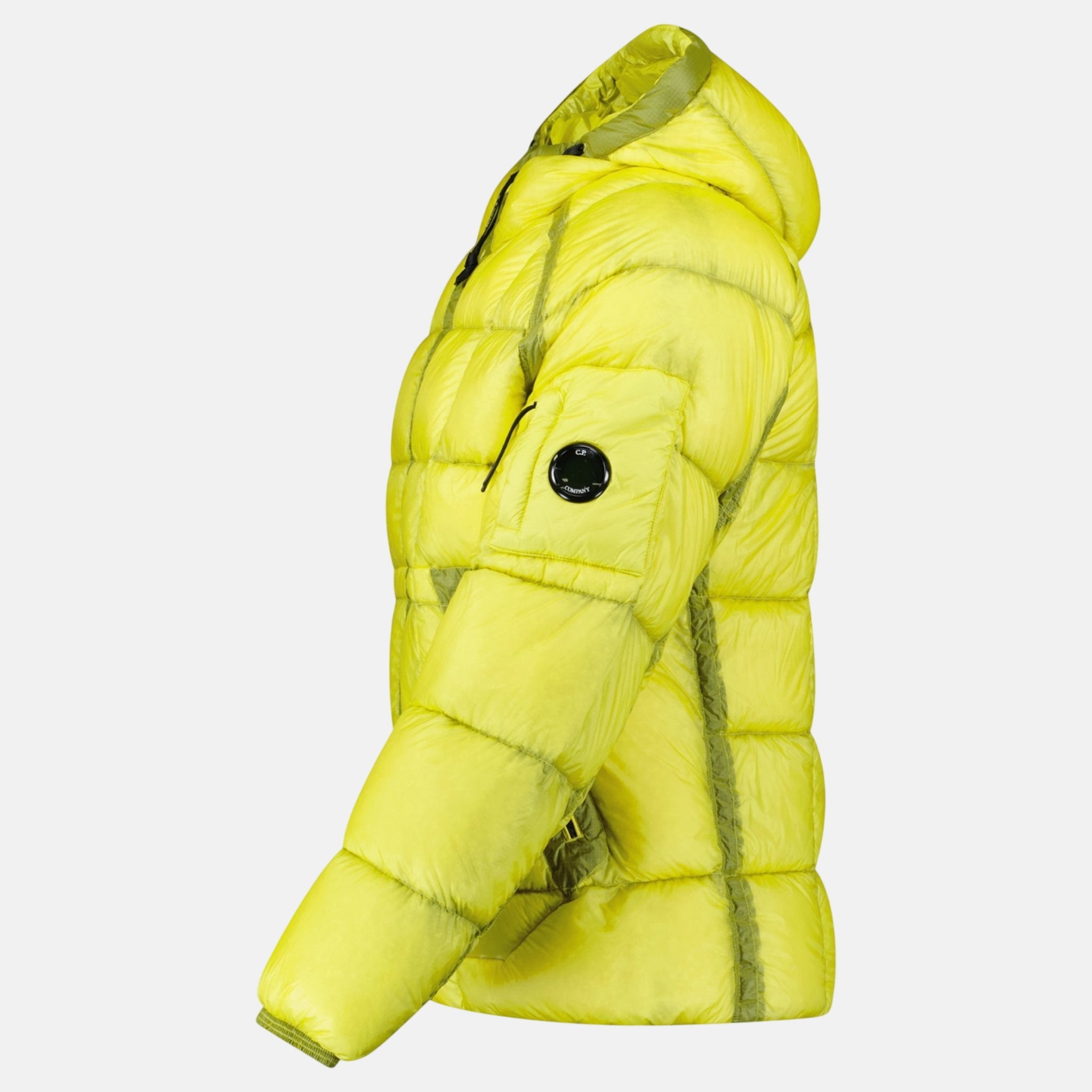 CP Company D.D. Shell Hooded Down Puffer Jacket Green Sheen – Rail 6 L | Studio DOS by Designer Outlet Sales