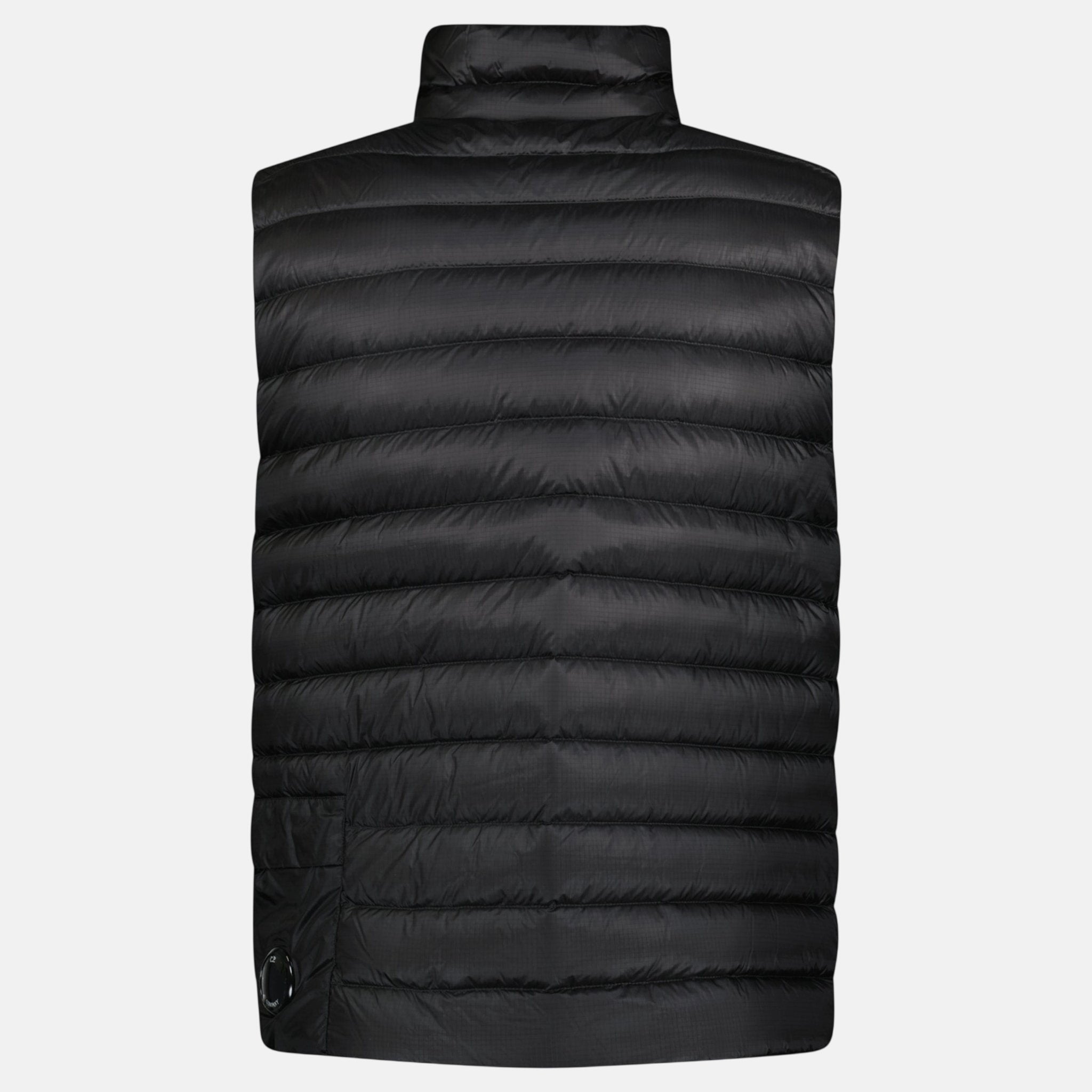 CP Company D.D. Shell Lightweight Lens Gilet Black – sku-49161874440470 | Studio DOS by Designer Outlet Sales